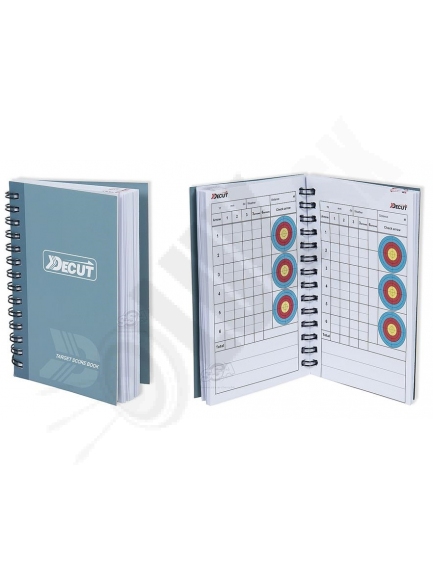 1.5. Zápisník a bodovacie tabuľky na tréning Decut target score book (8710)