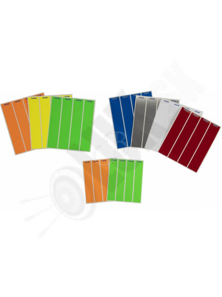 6.0.1. Cross-x pásky na olepenie šípov (wrap) rôzne farby veľkosti 4.2 a 5.2  12 ks