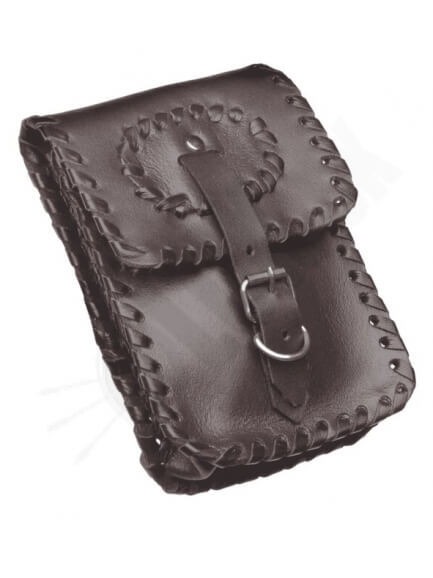 4. Pomocná kožená taška ku tulcu ELTORO z kože hnedá / čierna  (7145/6)